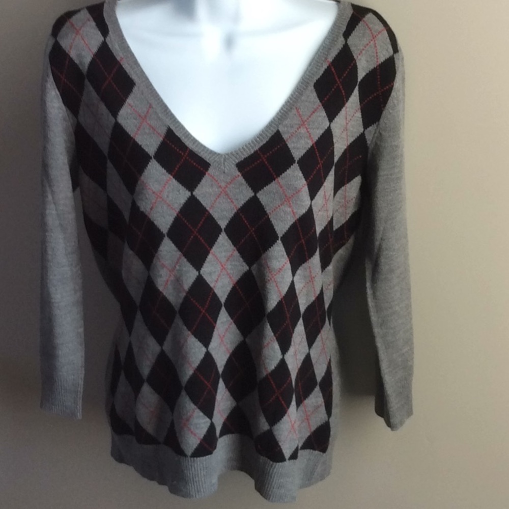 New York and Co. Argyle Sweater